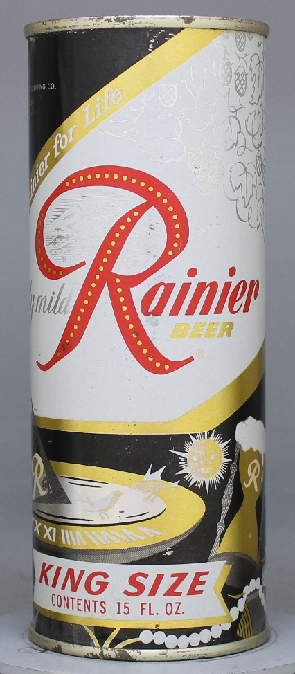 Rainier Beer Flat Top Can