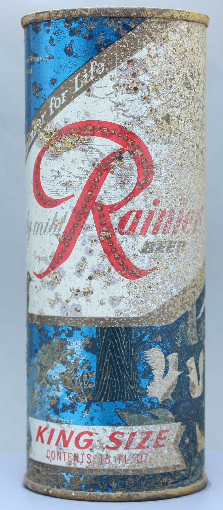 Rainier Beer Flat Top Can