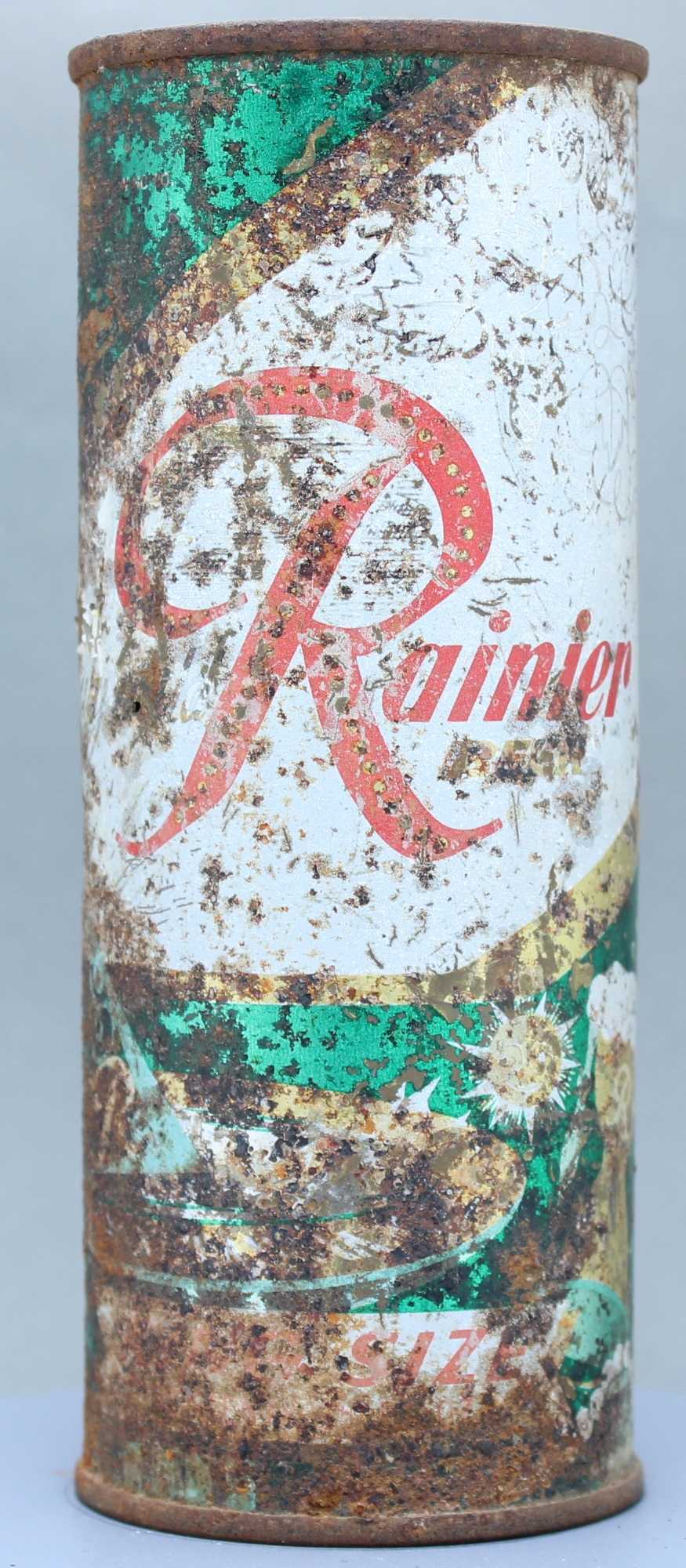 Rainier Beer Flat Top Can