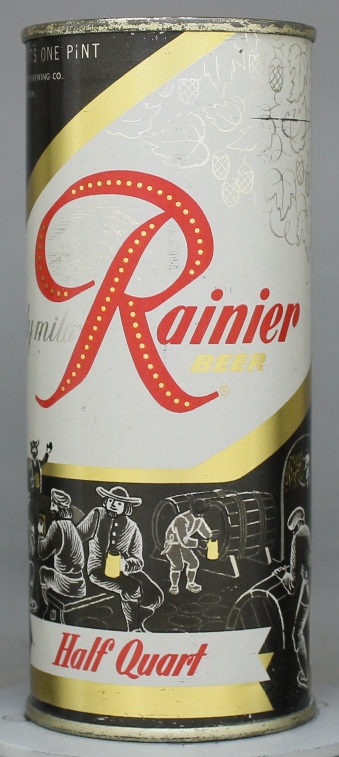 Rainier Beer Flat Top Can