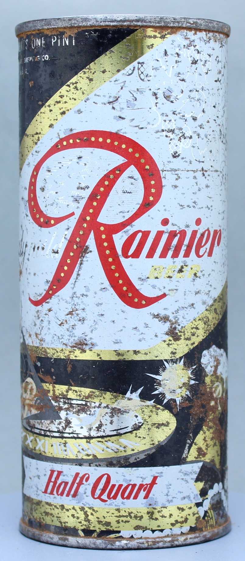 Rainier Beer Flat Top Can