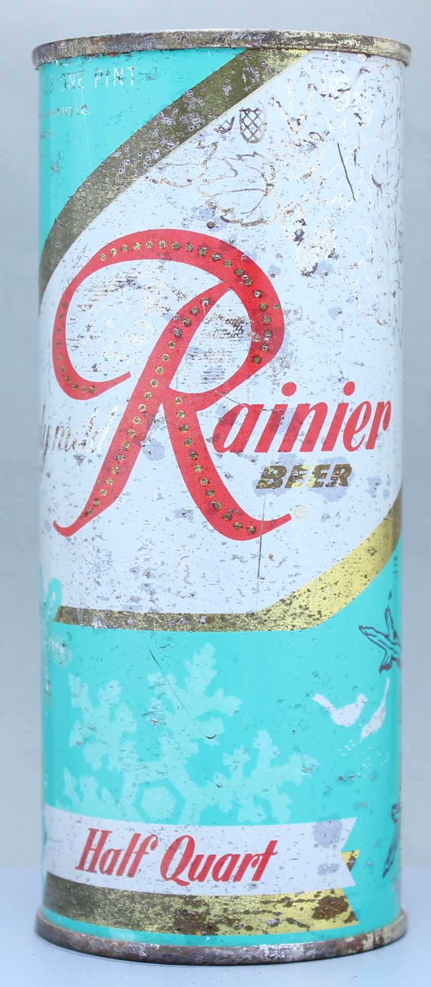 Rainier Beer Flat Top Can