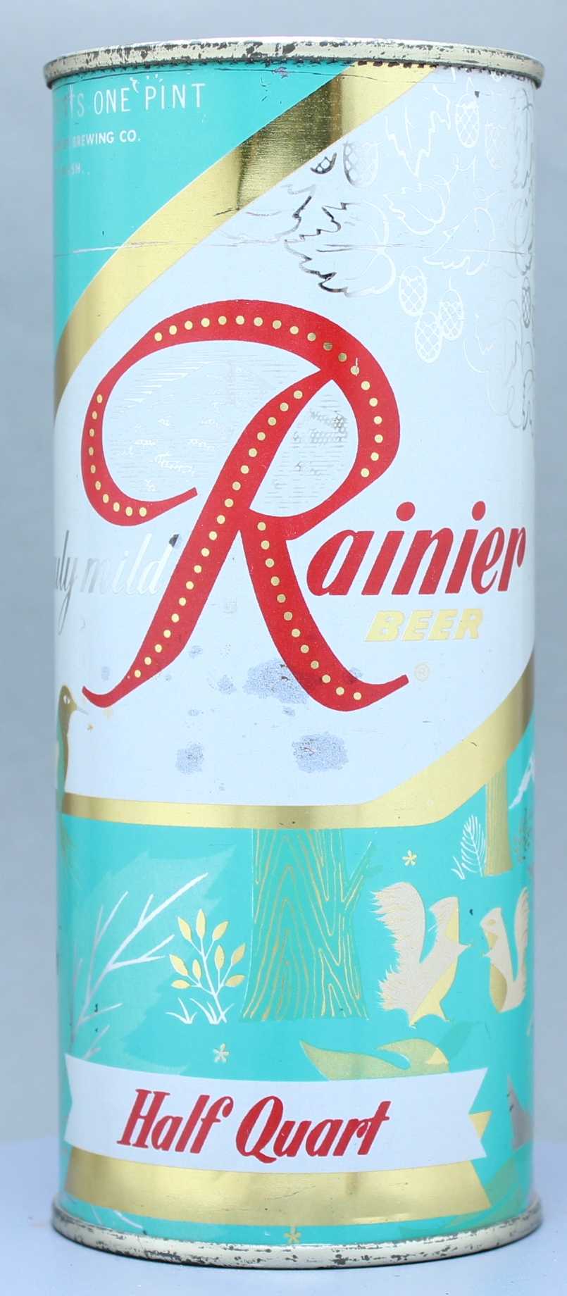 Rainier Beer Flat Top Can